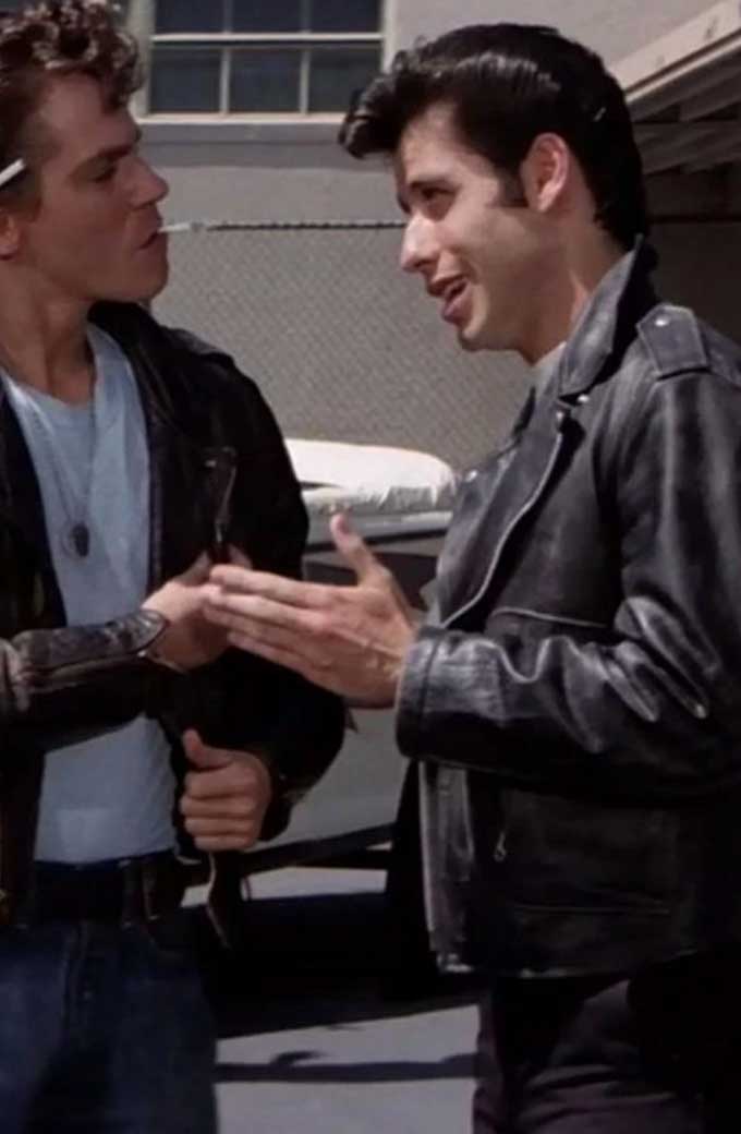 John Travolta Grease Black Jacket