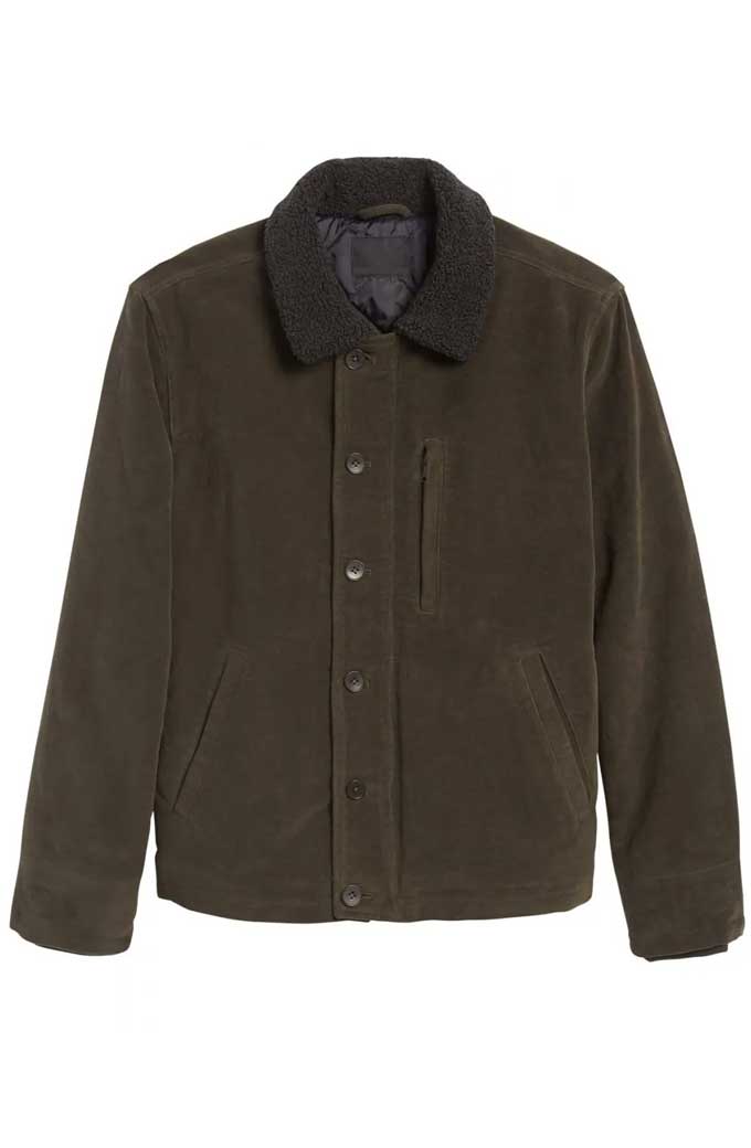 The Now Dave Franco Ed Poole Brown Cotton Jacket