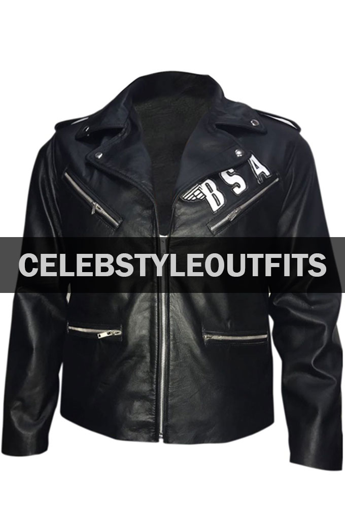 George Michael Faith BSA Rockers Revenge Biker Leather Jacket