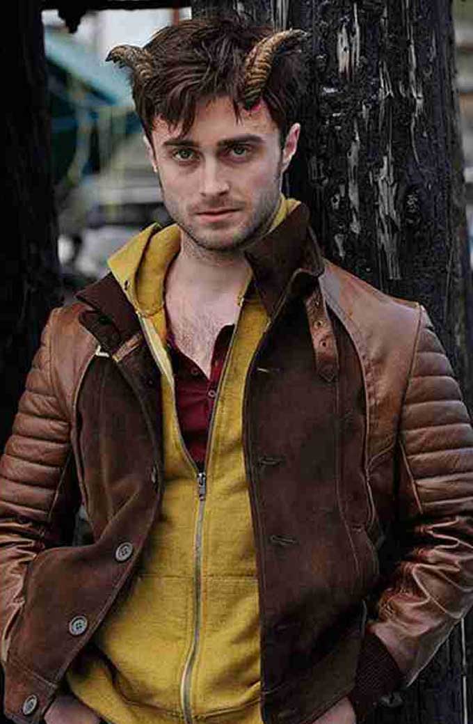 Daniel Radcliffe Horns Brown Jacket