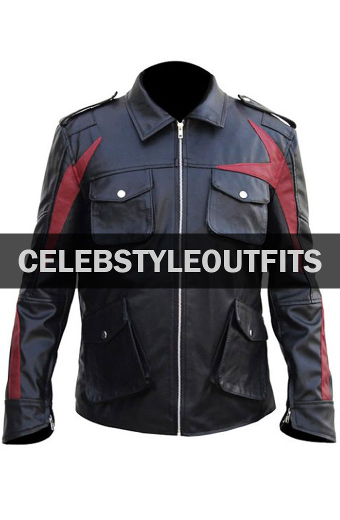 Prototype 2 James Heller Cosplay Black Leather Jacket