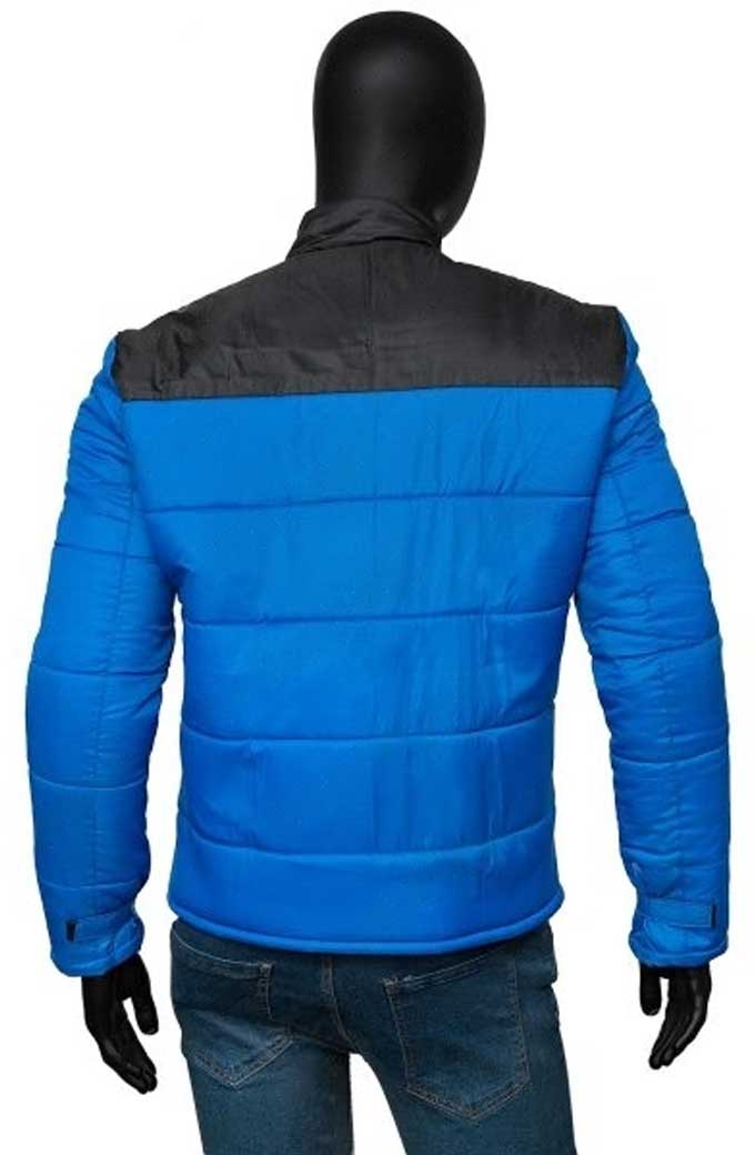 Top Boy Micheal Ward Jamie Blue Parachute Puffer Jacket