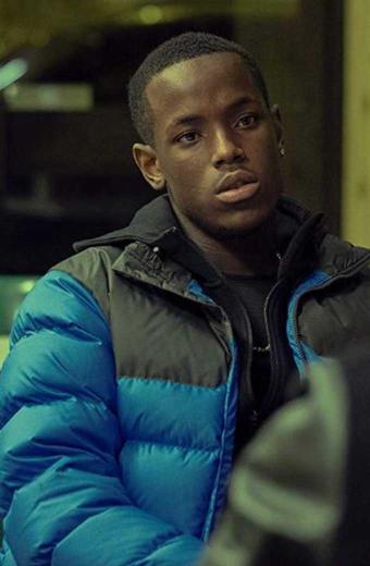 Top Boy Micheal Ward Jamie Parachute Puffer Jacket