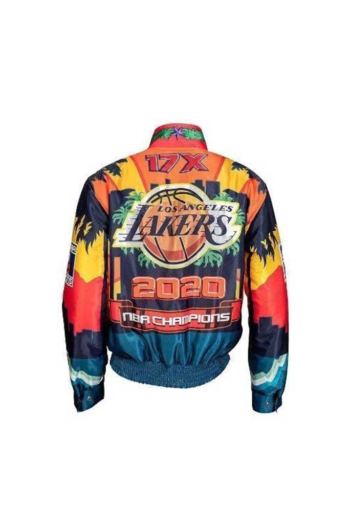 lakers leather jacket 2020