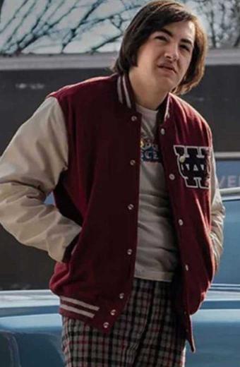 The Many Saints of Newark Michael Maroon Wool Jacket