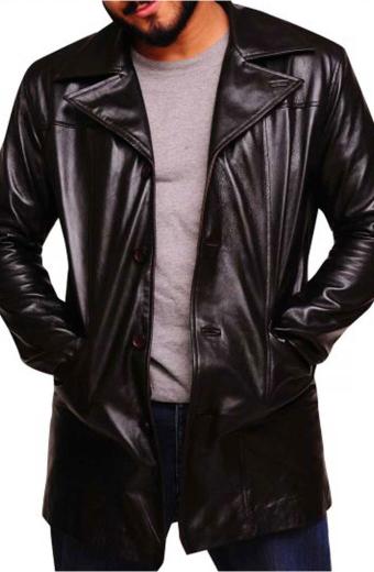 The Wire Dominic West Jimmy Leather Coat