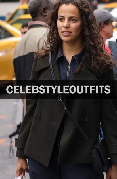 Athena Karkanis Grace Stone Manifest Black Wool Pea Coat manifest-athena-karkanis-jacket