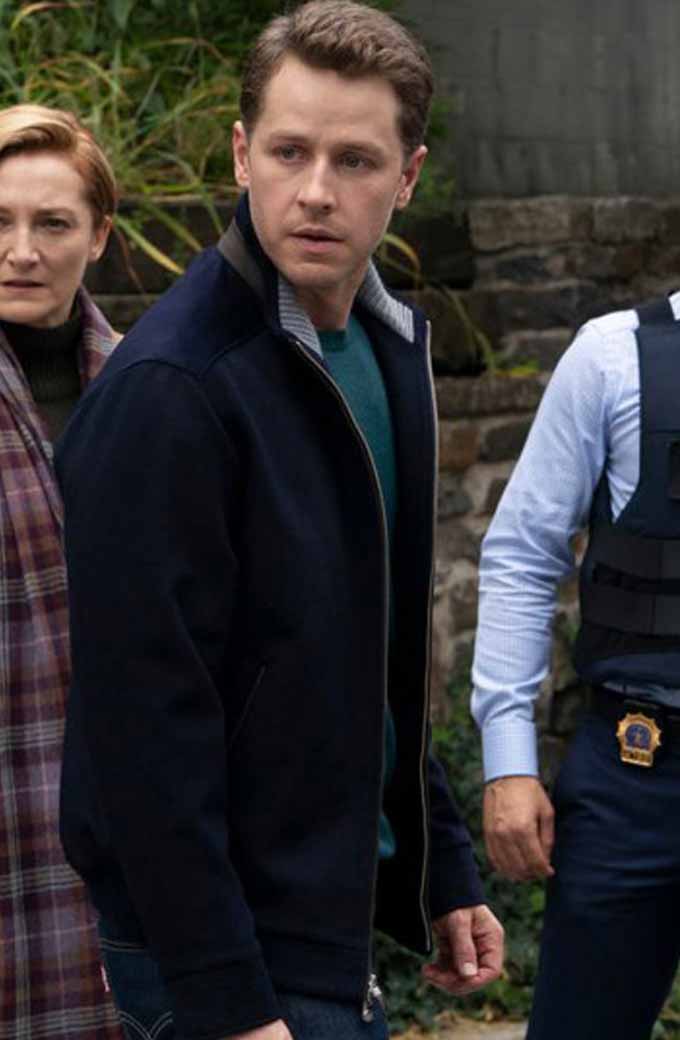 Josh Dallas Manifest TV Series Ben Stone Blue Fleece Jacket