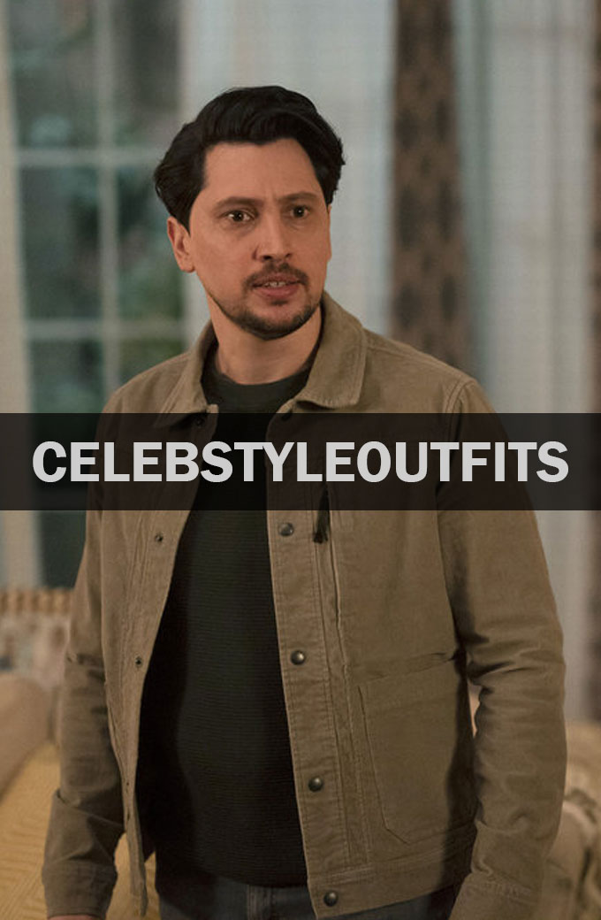 Manifest Ali Lopez-Sohaili Eagan Tehrani Brown Cotton Jacket manifest-ali-lopez-brown-jacket