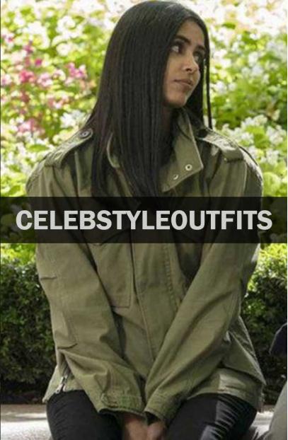 Parveen Kaur Saanvi Bahl Manifest TV Show Green Cotton Jacket manifest-parveen-kaur-jacket