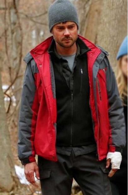 Manifest TV Series Matt Long Zeke Landon Red Cotton Jacket manifest-zeke-landon-red-cotton-jacket