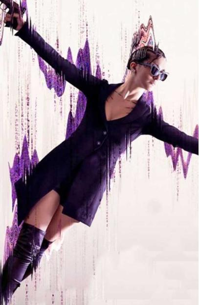 Matrix Resurrections Lexy Erendira Ibarra Black Cotton Coat erendira-ibarra-matrix-resurrections-lexy-coat