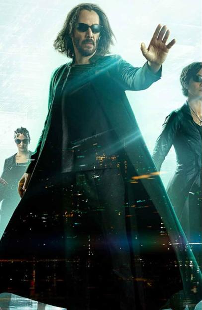 Neo The Matrix Resurrections Keanu Reeves Black Wool Long Coat keanu-reeves-the-matrix-resurrections-coat