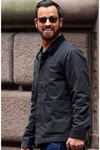 Adrian Justin Theroux False Positive Black Cotton Jacket