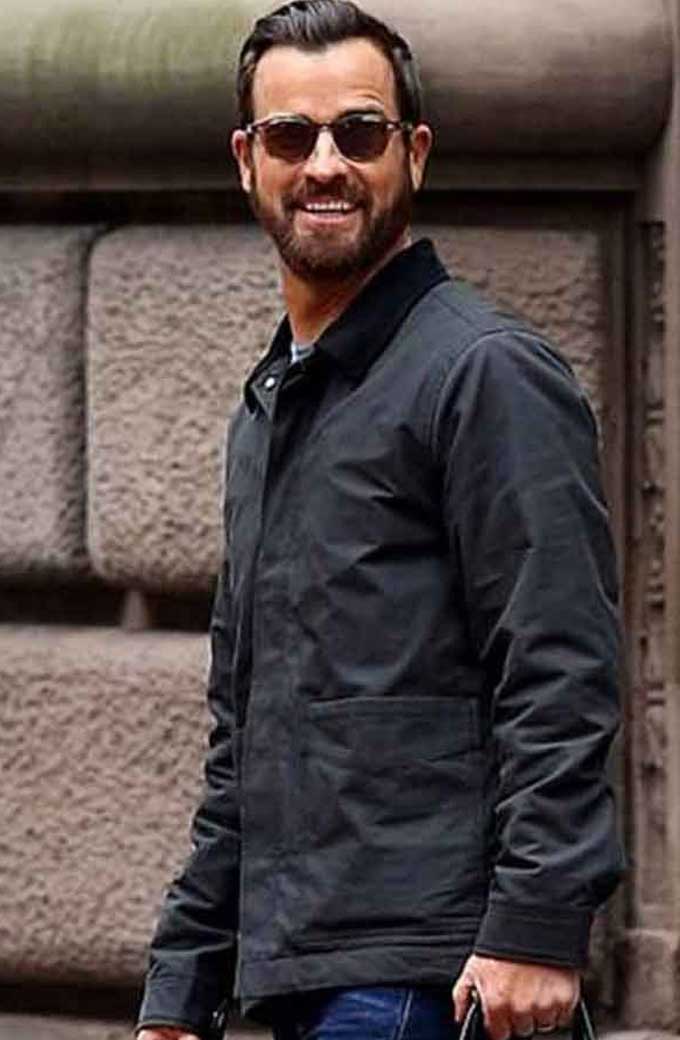 Adrian Justin Theroux False Positive Black Cotton Jacket