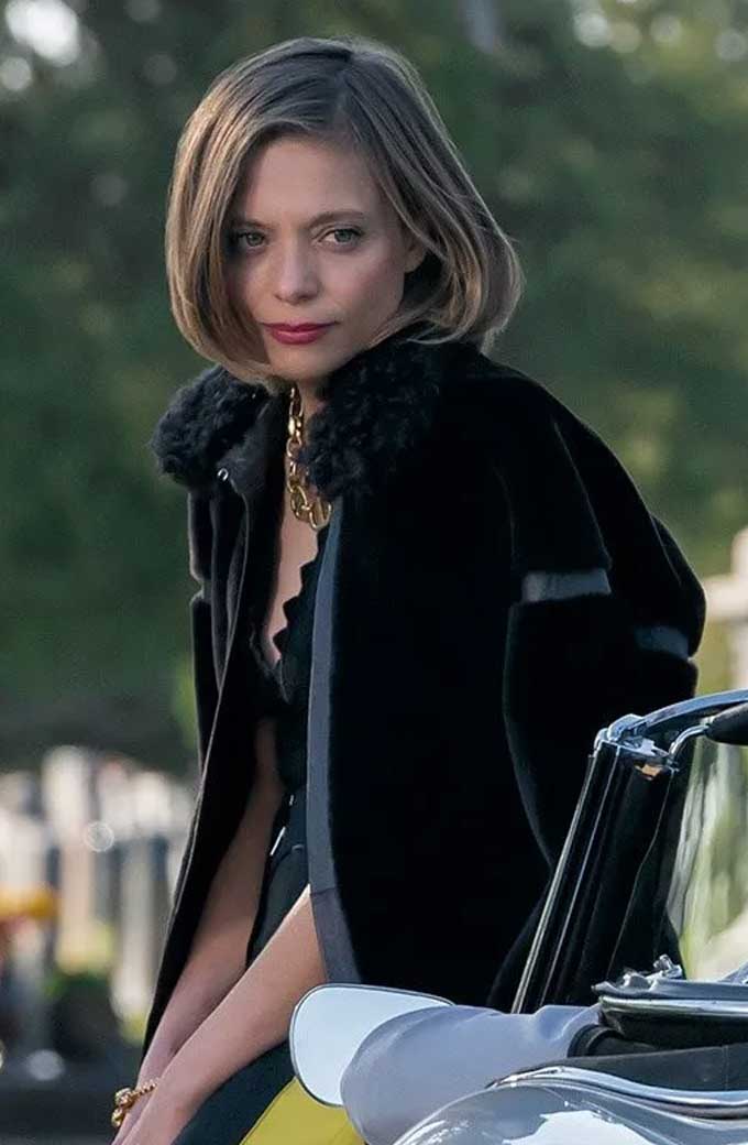 Lizzie Brochere Isabelle American Gigolo Black Velvet Jacket