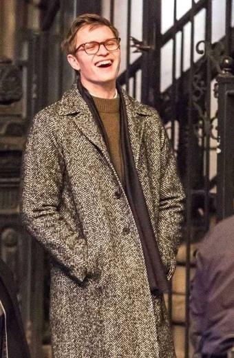 Theo Decker The Goldfinch Ansel Elgort Grey Trench Coat