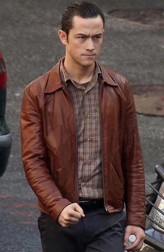 Inception Joseph Gordon-Levitt Brown Leather Jacket