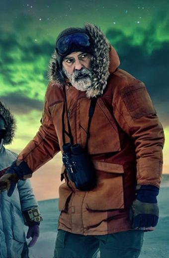 George Clooney The Midnight Sky Augustine Orange Coat