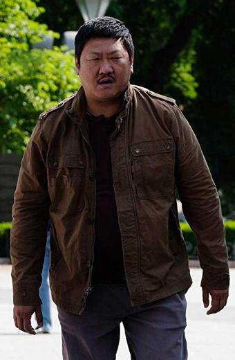 Baron Benedict Wong Gemini Man Mens Brown Cotton Jacket