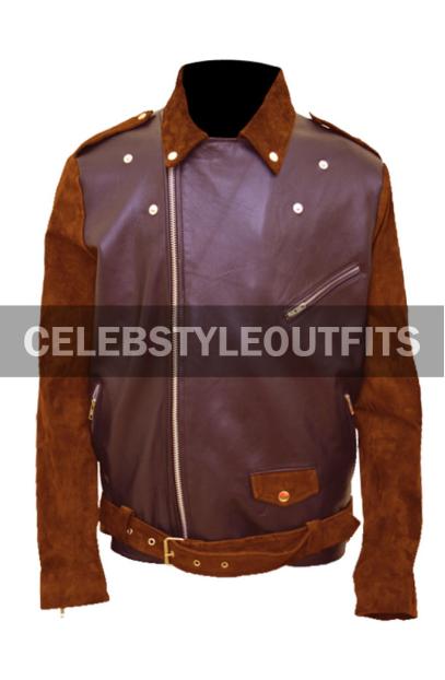Biker Billy Connolly's Route 66 Brown Jacket billy-connollys-route66-biker-brown-jacket
