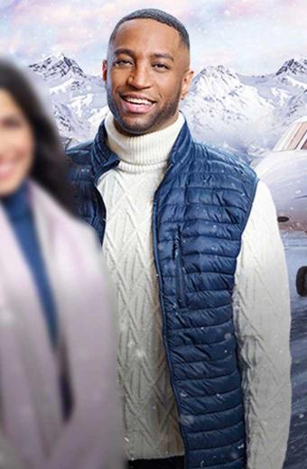 Joe Franklin Brooks Darnell A Winter Getaway Blue Puffer Vest