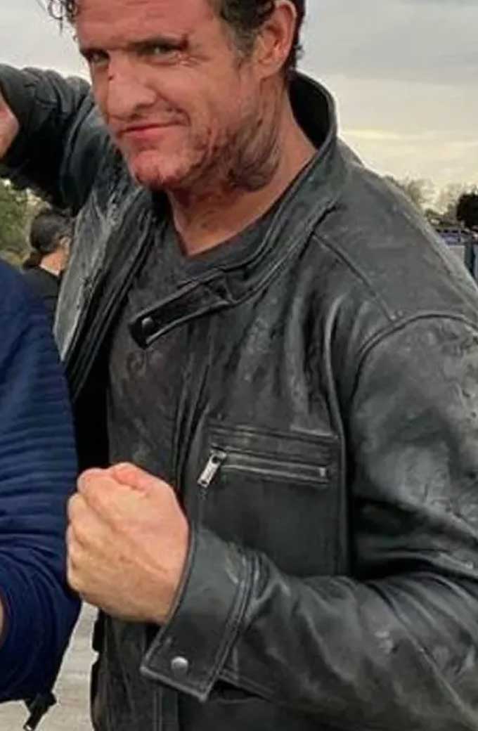 Scott Hunter Deacon Glass Castle Falls Black Leather Jacket scott-adkins-castle-falls-jacket