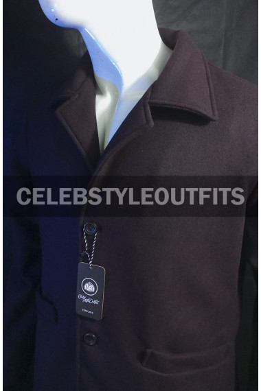 The Addams Family Uncle Fester Addams Wool Trench Coat