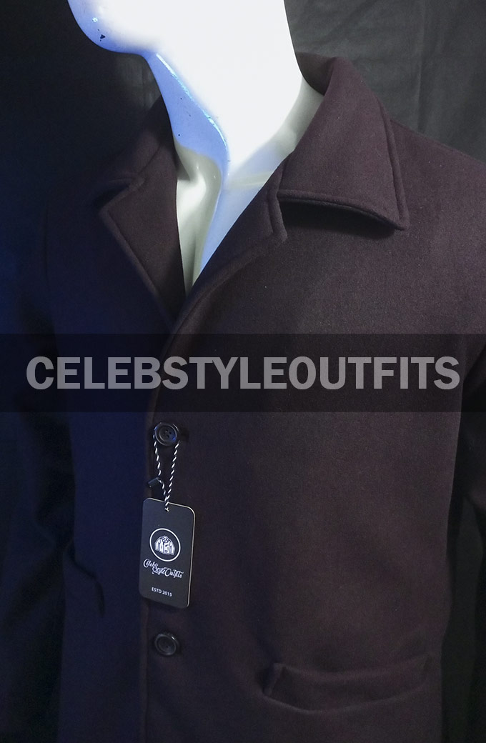 The Addams Family Uncle Fester Addams Wool Trench Coat