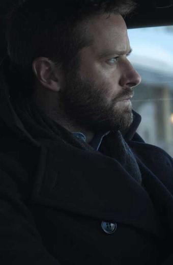 Armie Hammer Crisis Jake Kahane Black Trench Coat