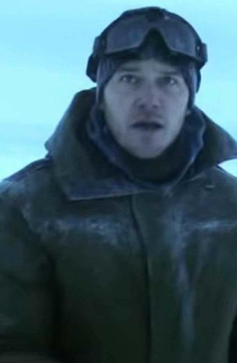 Chris Pratt The Tomorrow War Dan Forester Brown Suede Jacket