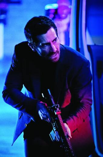 Danny Sharp Ambulance Jake Gyllenhaal Black Coat