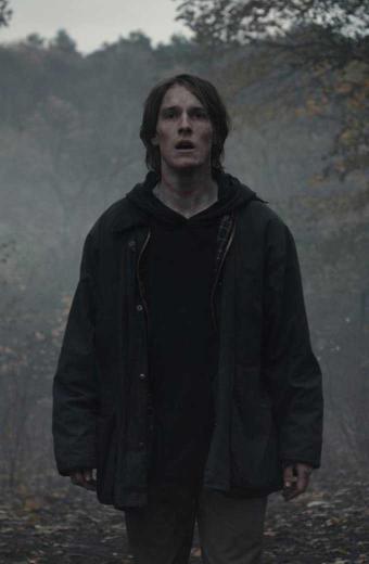 Jonas Kahnwald Louis Hofmann Dark Bomber Black Cotton Jacket