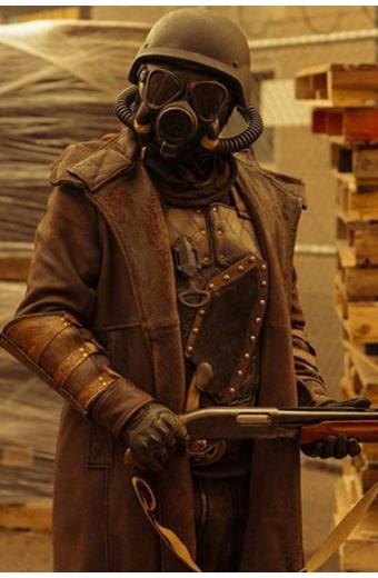 Daybreak Matthew Broderick Michael Burr Brown Cosplay Coat