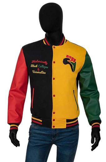 HBCU Pride Donovan Mitchell Letterman Varsity Fleece Jacket