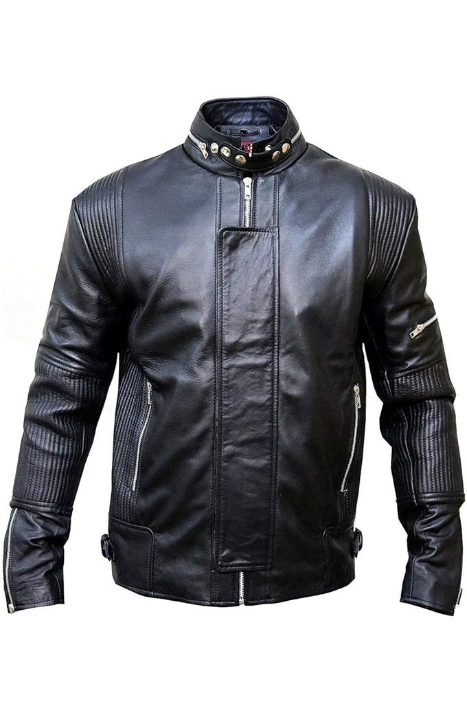 Daft Punk's Electroma Pleasant Black Leather Jacket