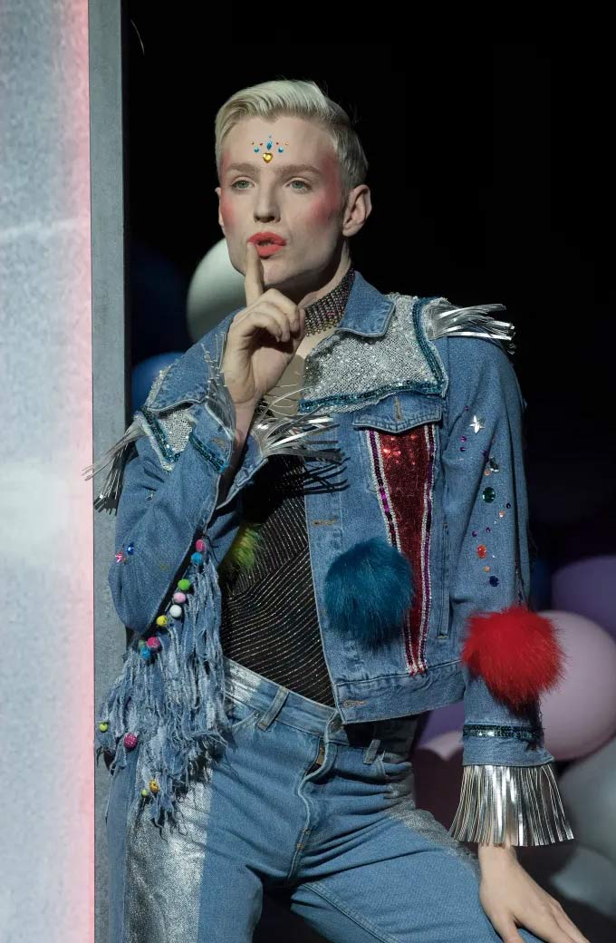 Everybodys Talking About Jamie Max Harwood Blue Jacket