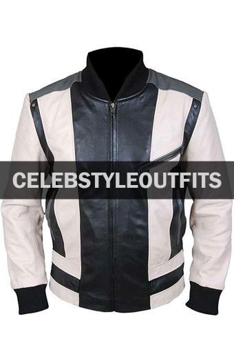 Matthew Broderick Ferris Buellers Day Off White Bomber Jacket