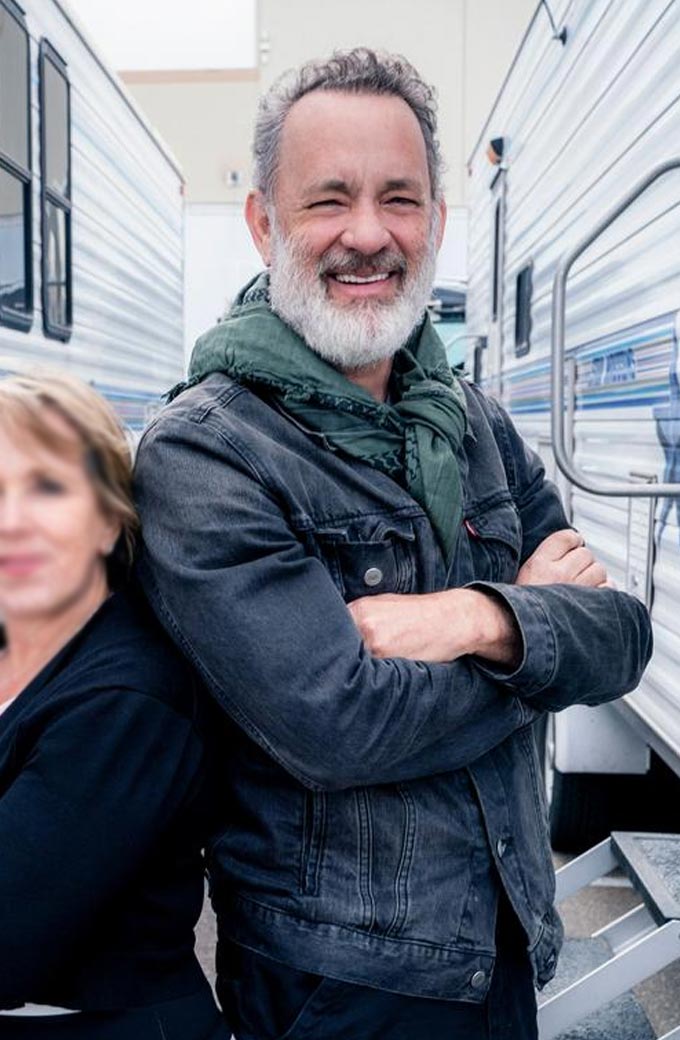 Finch Tom Hanks Black Stylish Denim Jacket
