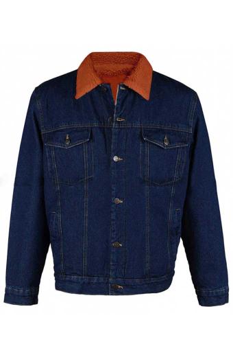 Cole Sprouse Will Five Feet Apart Blue Denim Shearling Jacket