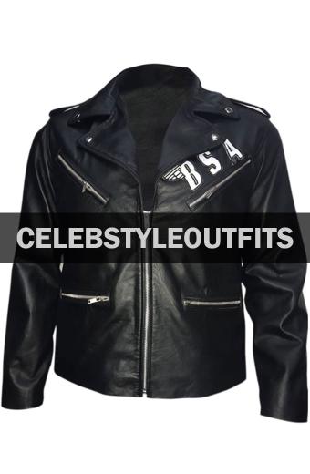 George Michael Faith BSA Rockers Revenge Black Biker Jacket