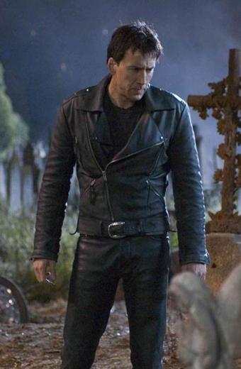 Ghost Rider Movie Nicolas Cage Leather Jacket 