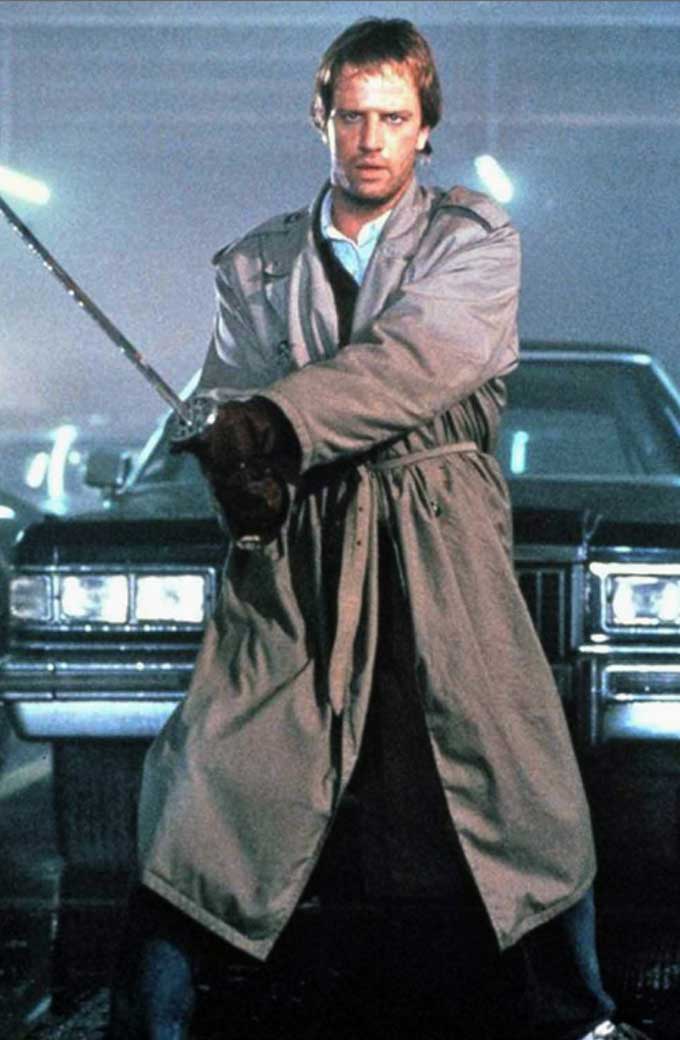 Connor Macleod Highlander Christopher Lambert Long Trench Coat