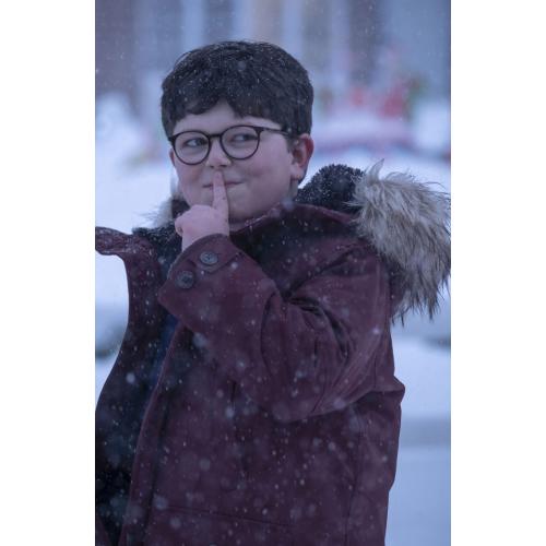 Archie Yates Home Sweet Home Alone Max Mercer Fur Wool Jacket
