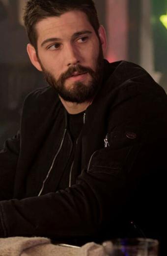 Max Parish Casey Deidrick In The Dark Black Bomber Jacket