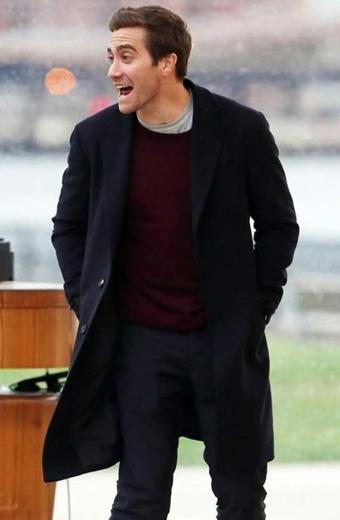 Jake Gyllenhaal Demolition Davis Mitchell Wool Trench Coat
