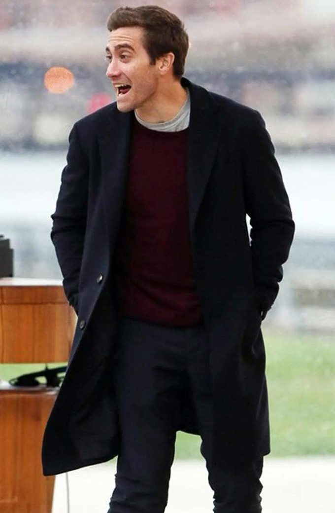 Jake Gyllenhaal Demolition Davis Mitchell Wool Trench Coat