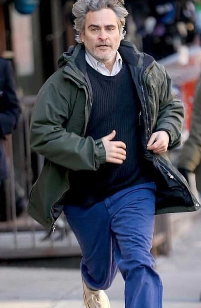 Cmon Cmon Johnny Joaquin Phoenix Hooded Green Cotton Jacket