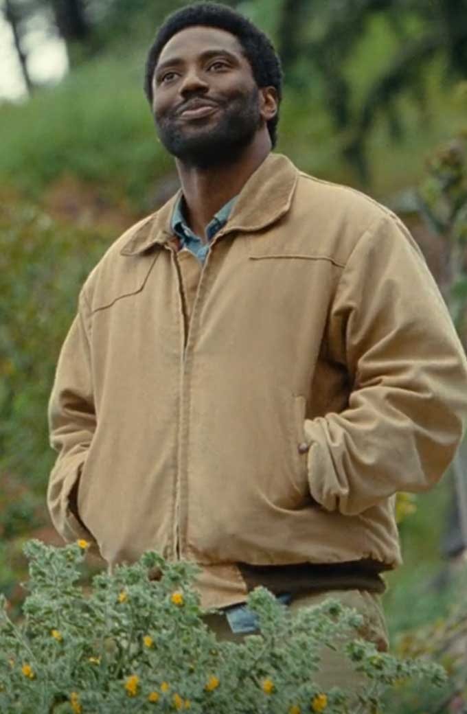 Beckett John David Washington Bomber Beige Cotton Jacket