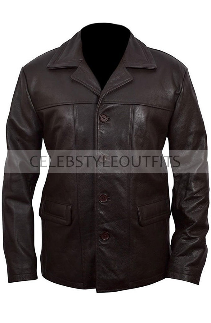 24 Kiefer Sutherland Jack Bauer Bomber Brown Trench Jacket